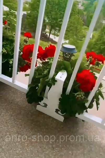 Тримач вазону для квітів на балконі 23055 фото