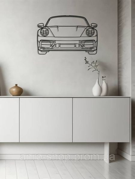 Панно на стіну Porsche 911 GT3 991 картина на стіну XS (40 см), Зелений 2453806998 фото