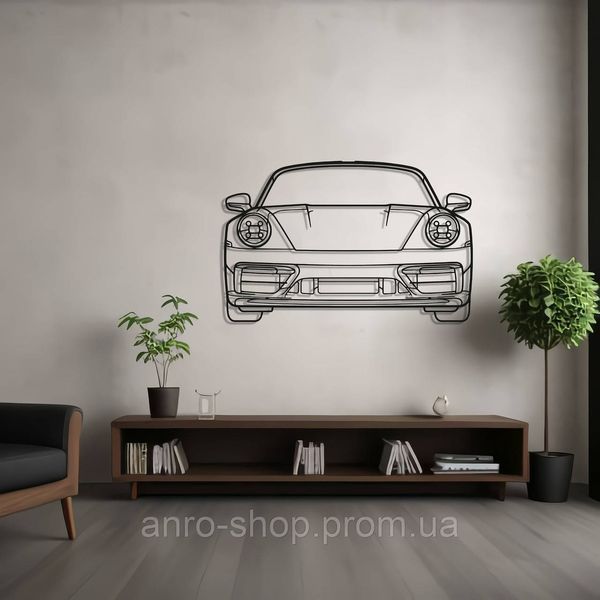 Панно на стіну Porsche 911 GT3 991 картина на стіну XS (40 см), Білий 2453806999 фото